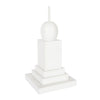 Tall White Wood Display Pole